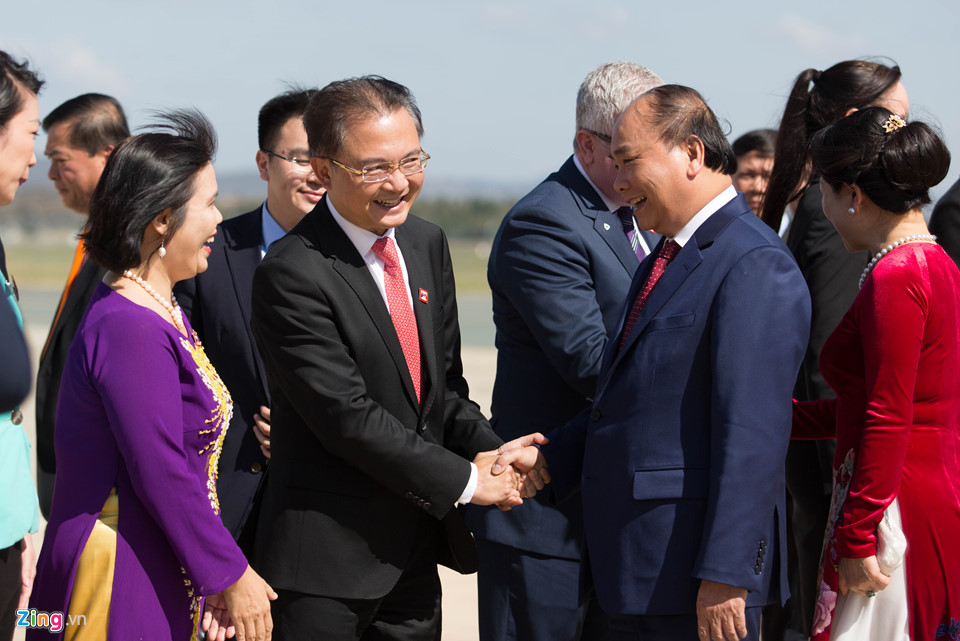 Australia bắn 19 loạt đại bác chào mừng Thủ tướng Nguyễn Xuân Phúc